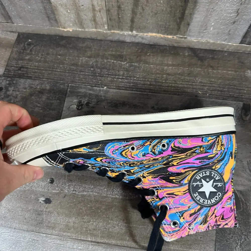 Converse Chuck Taylor All Star 70 Hi Men's Size 9 Marble Shoes Sneakers 167373C - Picture 6 of 16